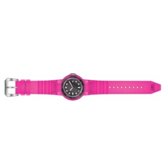 Invicta Pro Diver Anatomic Women's Watch - 40mm, Transparent, Hot Pink (37302) - Picture 3 of 4